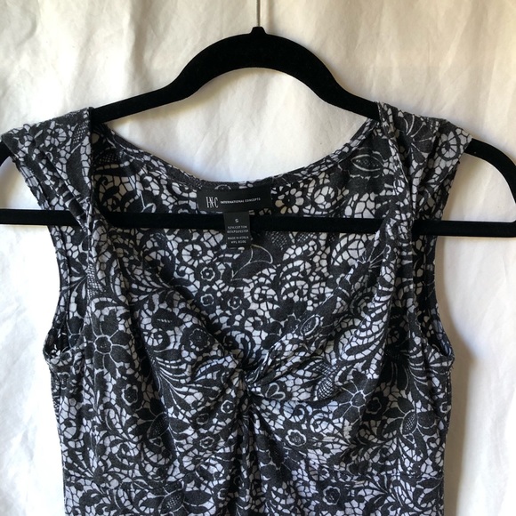 INC International Concepts V-Neck Patterned Top - Picture 2 of 5